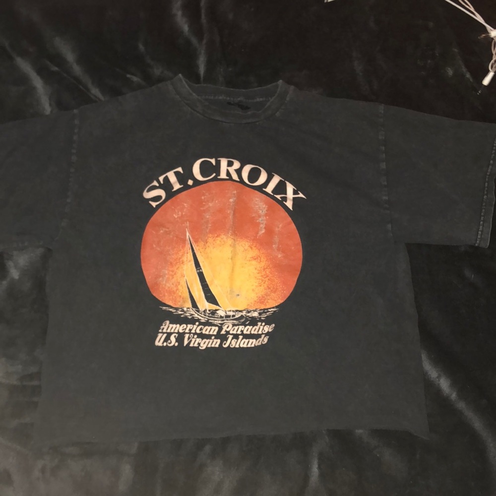 Brandy Melville st croix cropped tee